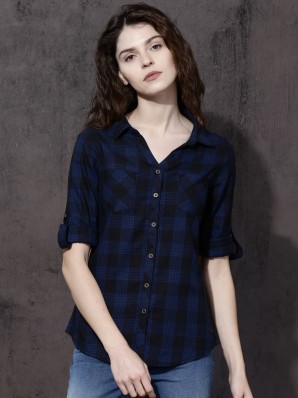 roadster shirts for womens flipkart