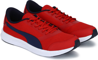 puma shoes in red colour