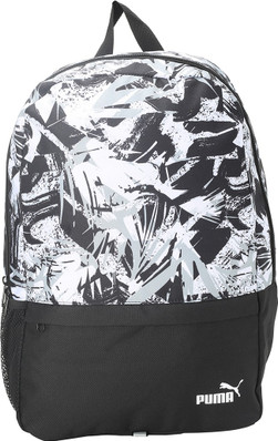 puma backpack black and white