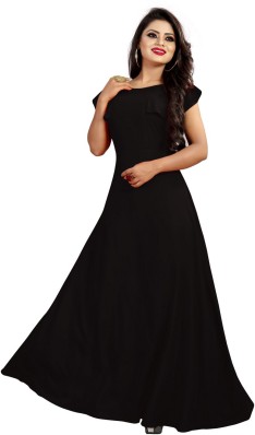 fancy gown on flipkart