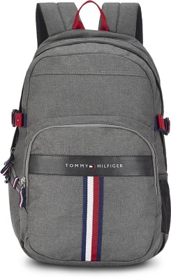 tommy hilfiger white polyester college bags backpacks