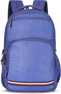 tommy hilfiger white polyester college bags backpacks