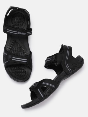 roadster black sandals