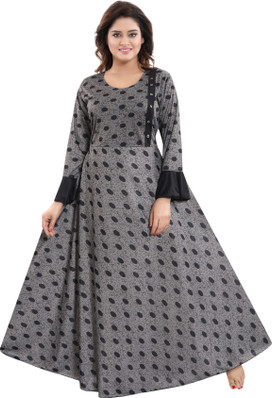 satin nighty flipkart