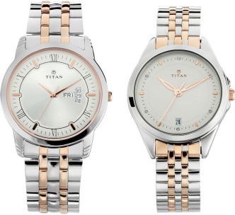 Titan raga couple outlet watch