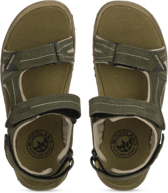 woodland olive floater sandals