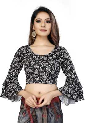 Three Quarter Sleeve Blouse Designs Latest Astin