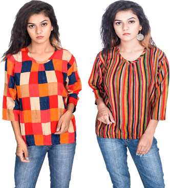 jean tops for ladies flipkart