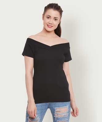 Miss Chase Tops Buy Miss Chase Tops Online at Best Prices Can't Miss Bargains on Reebok Crop Hoodie (Black) Women's