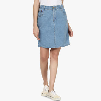 flipkart denim skirts