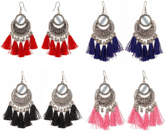 how to prepare thread earrings