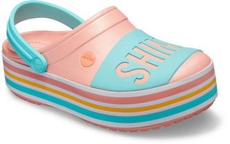 women in crocs
