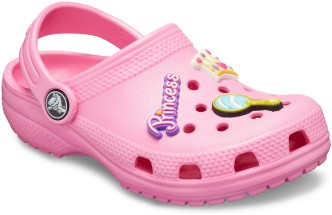 pink crocs size 5