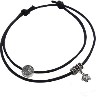 black metal anklets online