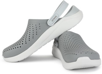 grey crocs mens