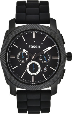 fossil watch black dial