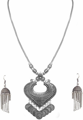 oxidised necklace flipkart