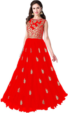 gold net dress