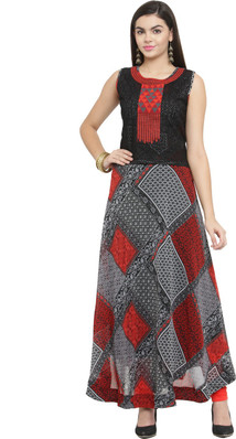 flared kurti flipkart