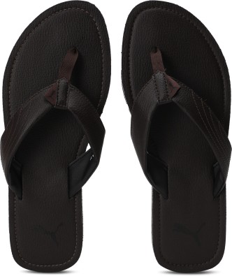 puma black daily slippers