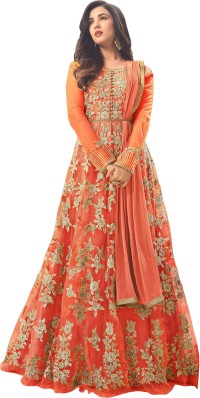 bridal suits with heavy dupatta online