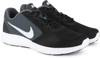 nike black shoes flipkart