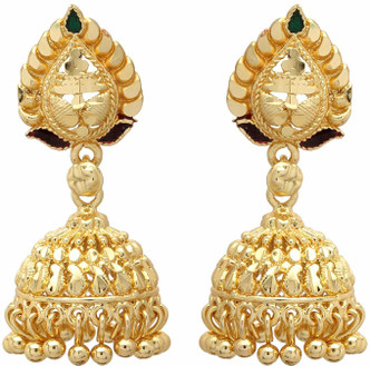 Pink Peacock White Pearl Earrings For Women /& Girls By Gahnemall