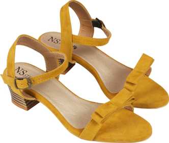 Sweet Style Flat Low Heels Sandals Shoes Yellow Yellow Sweet Style Flat Low Heels Sandals Shoes Yellow Yellow