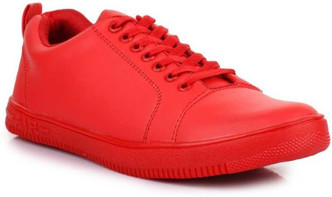 maroon colour casual shoes