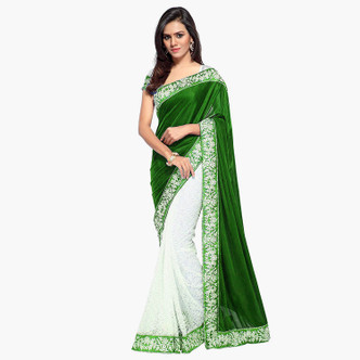 velvet saree flipkart