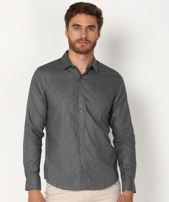 grey colour party wear shirt