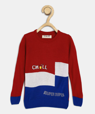Boys Girls Pullover School Uniform Jumper Top Adults V Neck Plain Sweatshirt