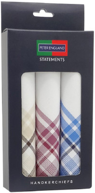 Mens Luxury Plaid Style Soft Cotton Handkerchiefs Pack