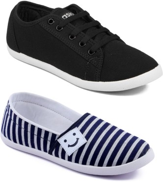 ladies canvas shoes flipkart