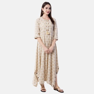 cotton maxi dresses flipkart