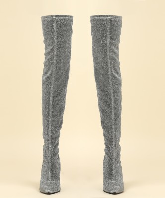 silver boots forever 21