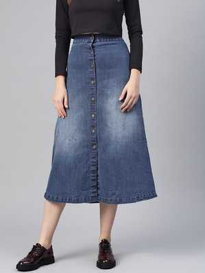 Denim Skirts Buy Denim Skirts Jean Skirts For Women Online At Best Prices Flipkart Com From tailored skirts, bodycon knitwear and 100% luxe linen, you'll be rotating these looks all year round. denim skirts buy denim skirts jean