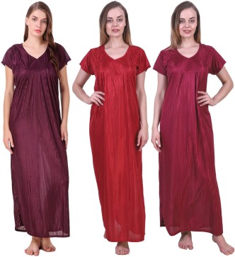 satin nightwear flipkart