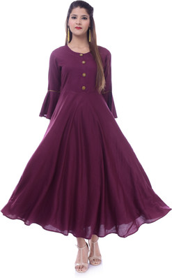 cotton anarkali kurtis on flipkart