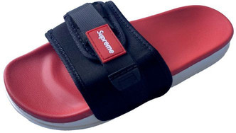 red supreme slippers