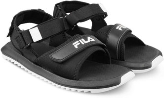 black fila sandals