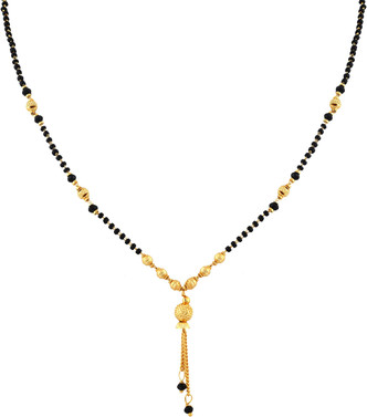 Black Beads Gold Chain Designs - Buy 
