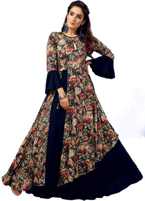 long gown kurti flipkart