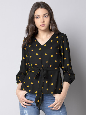 polka dots tops jabong