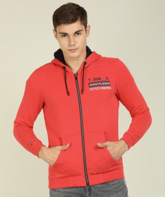 spykar sweatshirt with zipper