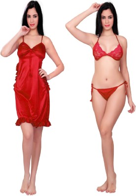 satin nightwear flipkart