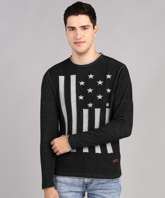 black polo sweater