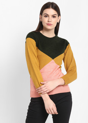 pure wool sweaters for ladies flipkart