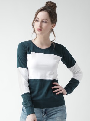 full sleeve t shirts for womens flipkart