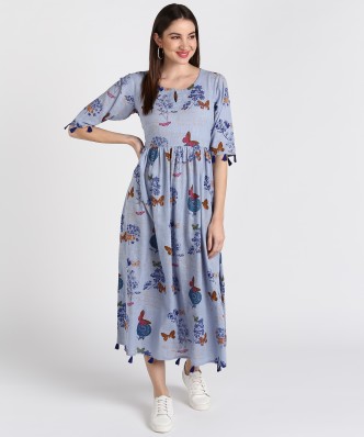 floral maxi dress flipkart